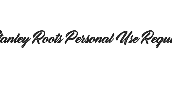 Stanley Roots Personal Use Regular Logo
