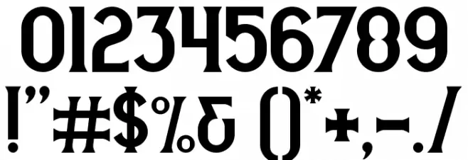 StanleyDEMO Font OTHER CHARS