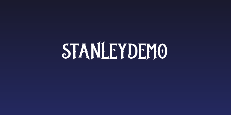 StanleyDEMO Social Header