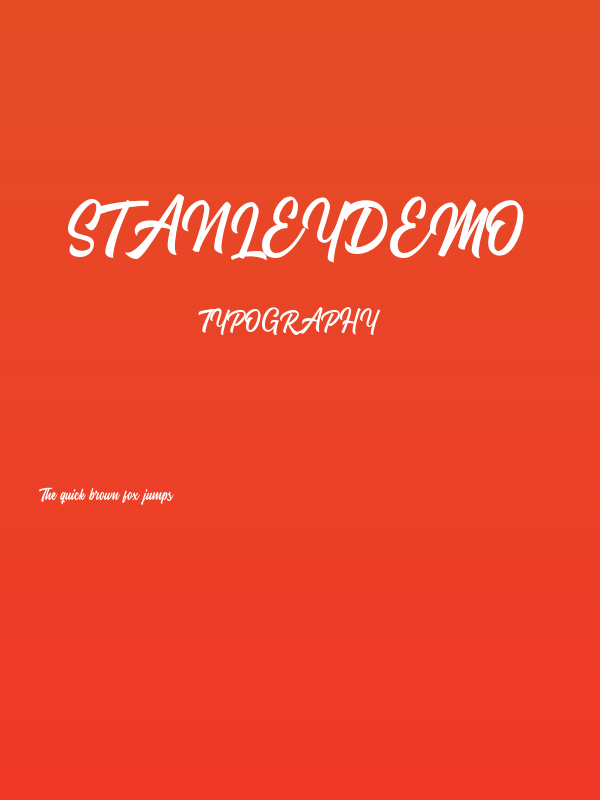 StanleyDemo Poster
