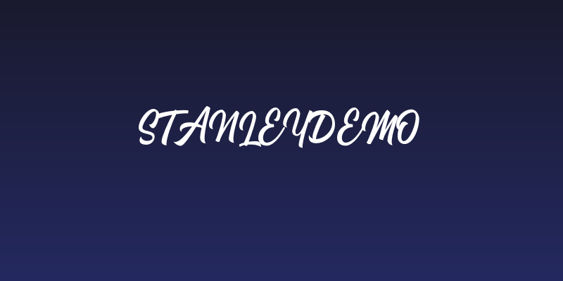 StanleyDemo Social Header