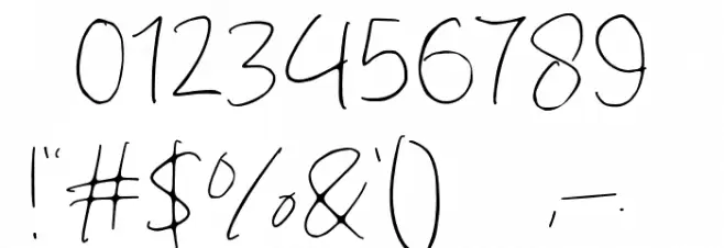 Stanly Wosh Font OTHER CHARS