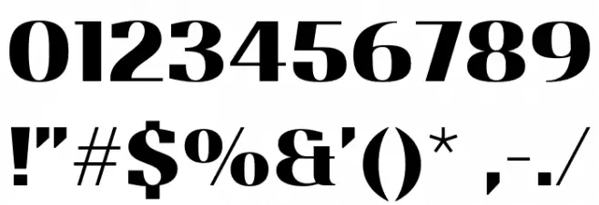 StannumTrial-Bold Font OTHER CHARS