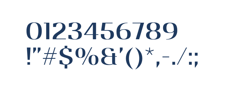 StannumTrial-Regular Other Characters