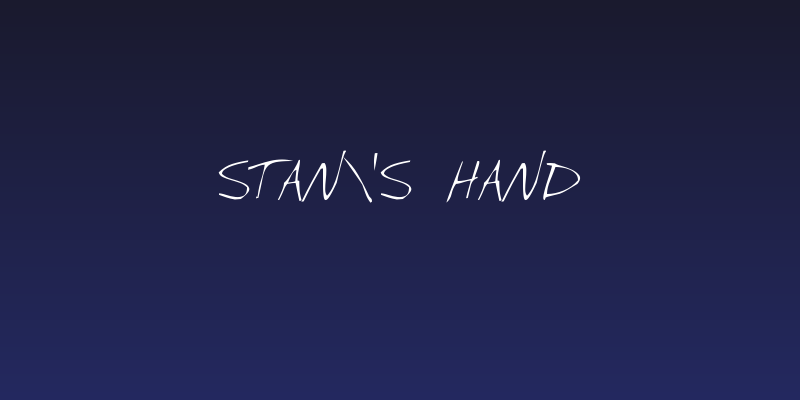 Stan's Hand Social Header