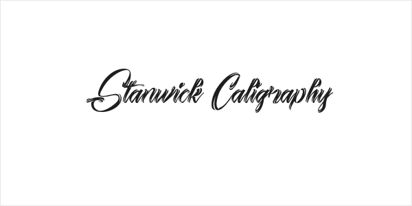 Stanwick Caligraphy Logo