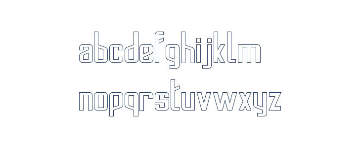 Stanwick Demo Outline Lowercase