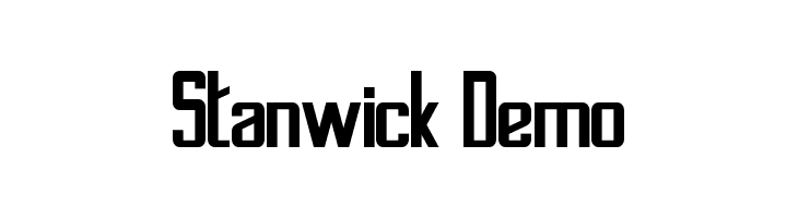 Stanwick Demo  Frei Schriftart Herunterladen
