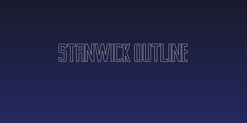 Stanwick Outline Social Header