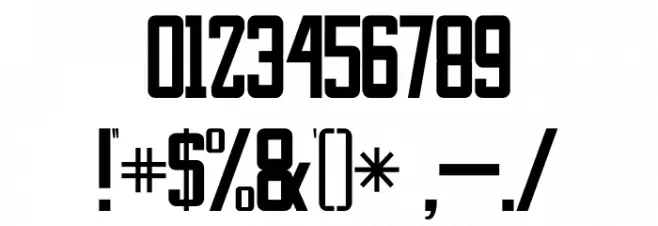 Stanwick Font OTHER CHARS