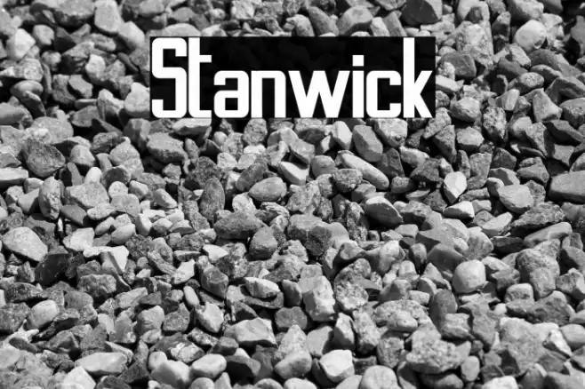 Stanwick Font examples