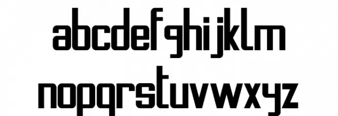 Stanwick Schriftart Kleinbuchstaben