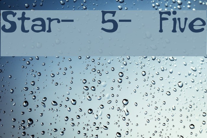 Star-5-Five Example 3