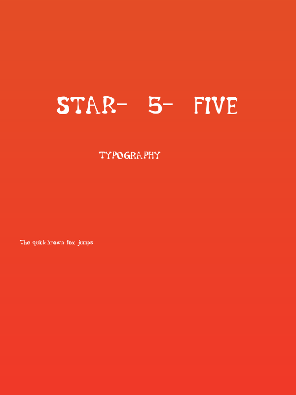 Star-5-Five Poster