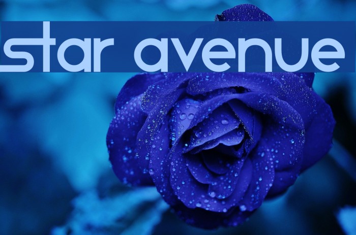 Star Avenue Font examples