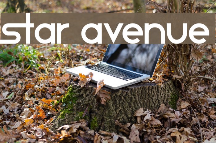 Star Avenue Font examples