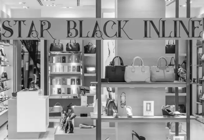 Star Black Inline Font examples