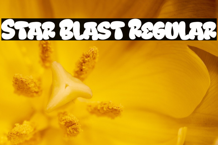 Star Blast Regular Example 3