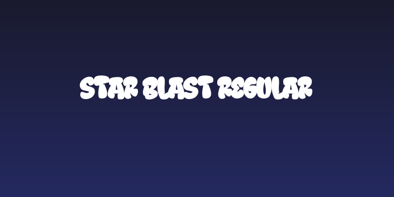 Star Blast Regular Social Header