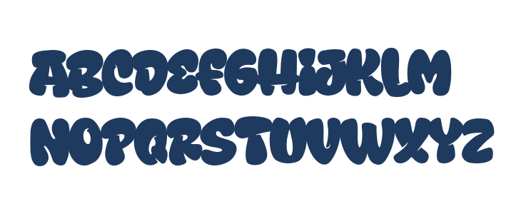 Star Blast Regular Lowercase