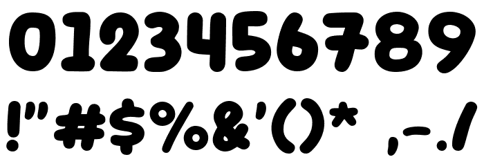 Star Cartoon Font Alte caractere