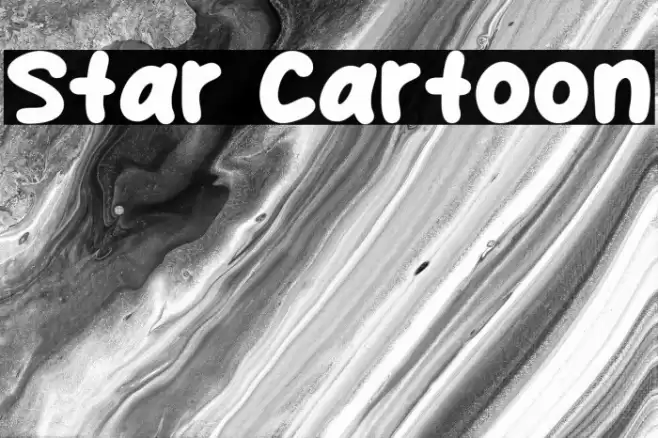 Star Cartoon Font examples