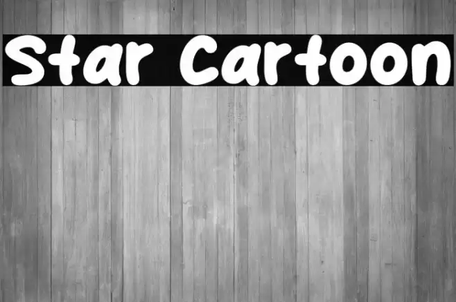 Star Cartoon Font examples