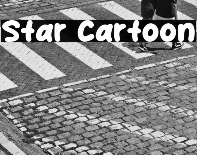 Star Cartoon Font examples