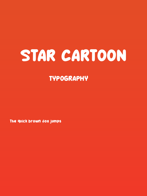 Star Cartoon Poster