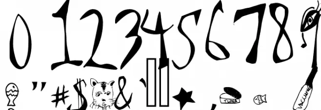 Star Cat Font OTHER CHARS