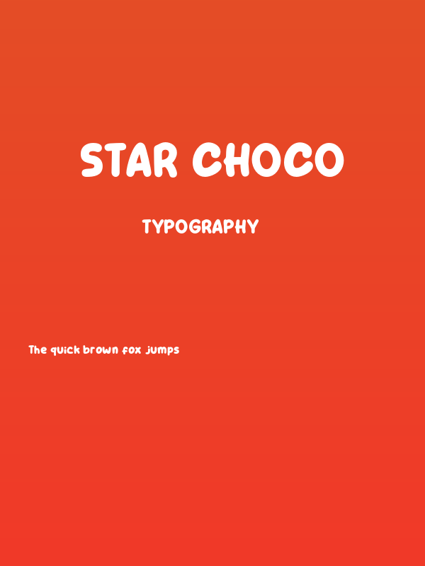 Star Choco Poster