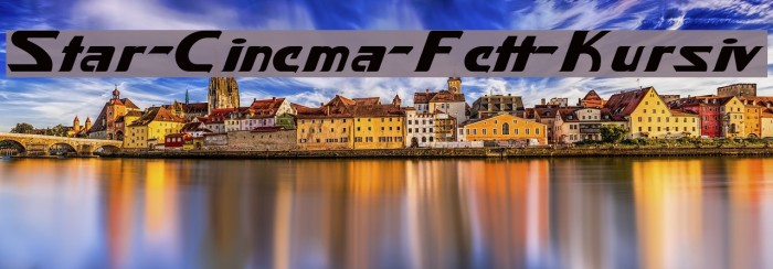 Star-Cinema-Fett-Kursiv Example 1
