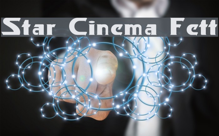 Star Cinema Fett Font examples