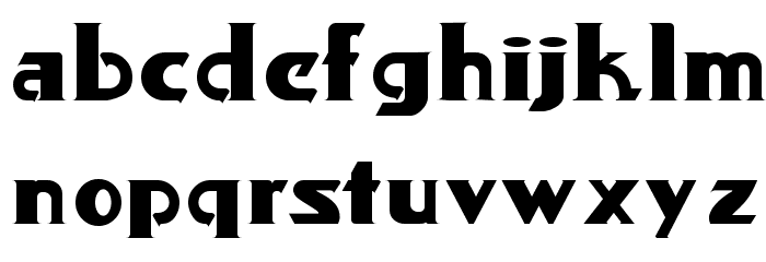 Star Cinema Fett Font LOWERCASE