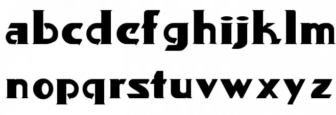 Star Cinema Fett Schriftart Kleinbuchstaben