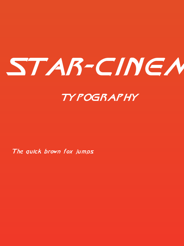 Star-Cinema-Kursiv Poster