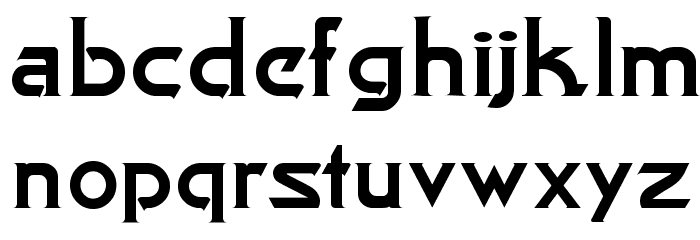 Star Cinema Font LOWERCASE