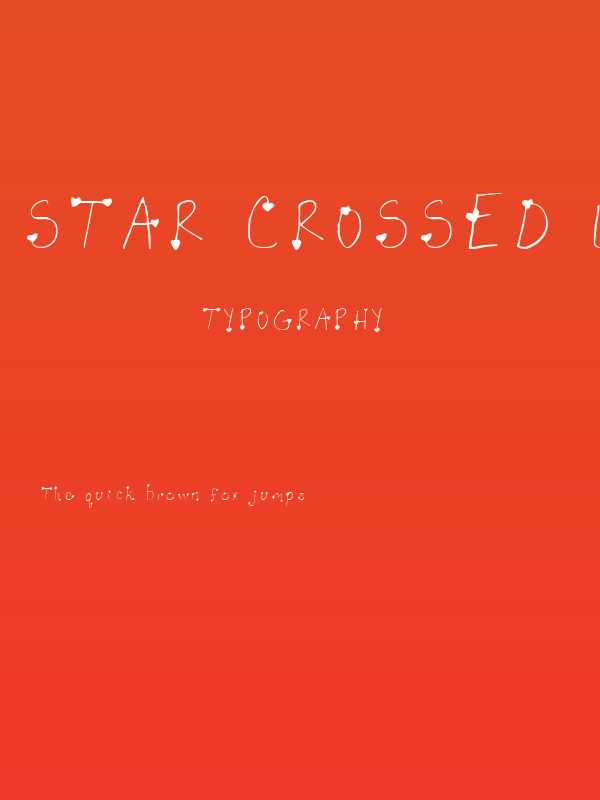 Star-Crossed Lovers Light Poster