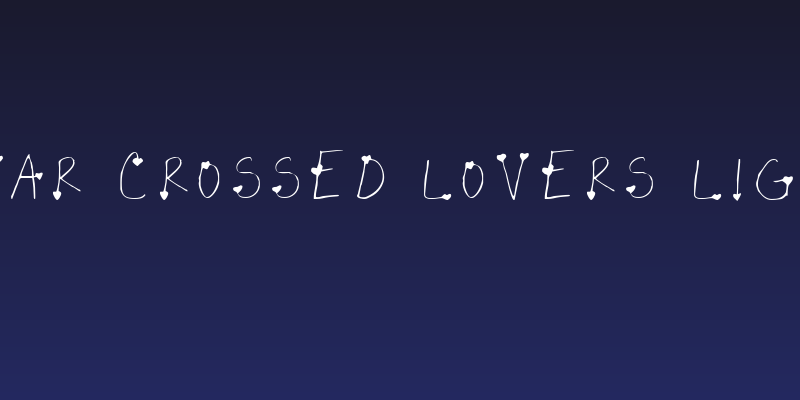 Star-Crossed Lovers Light Social Header