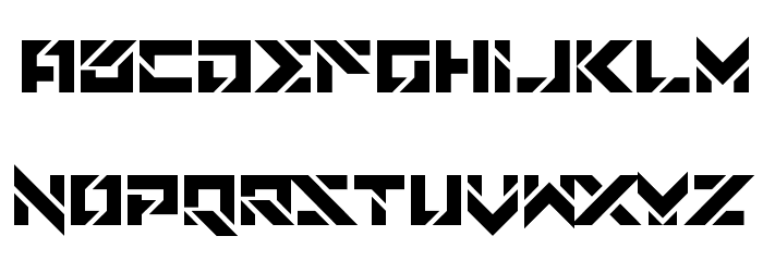 Star Doors Font LOWERCASE