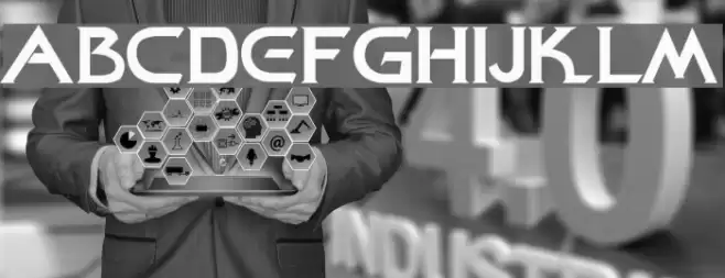 Star-Down Font examples