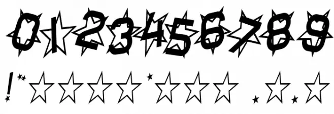 Star Dust Condensed Italic Font OTHER CHARS