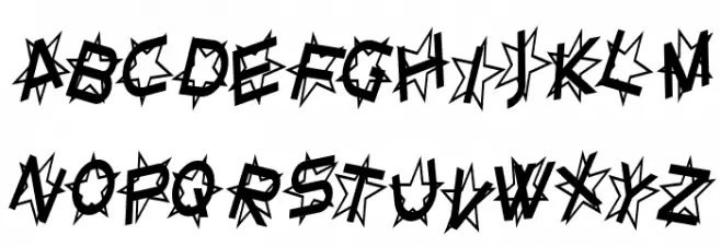 Star Dust Condensed Italic Polices MAJUSCULES