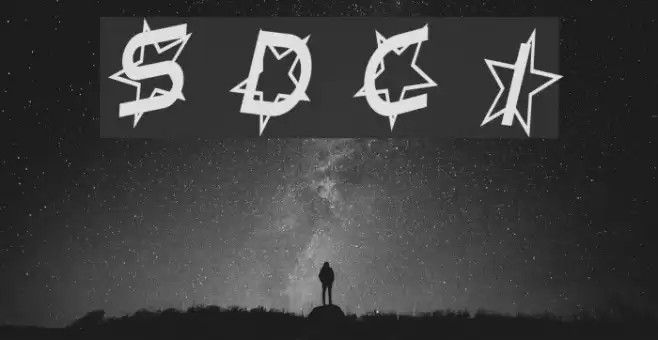 Star Dust Condensed Italic Font examples