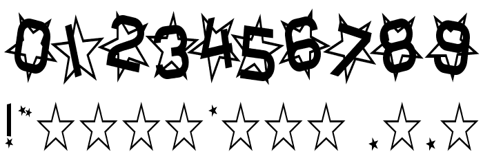 Star Dust Condensed Font OTHER CHARS
