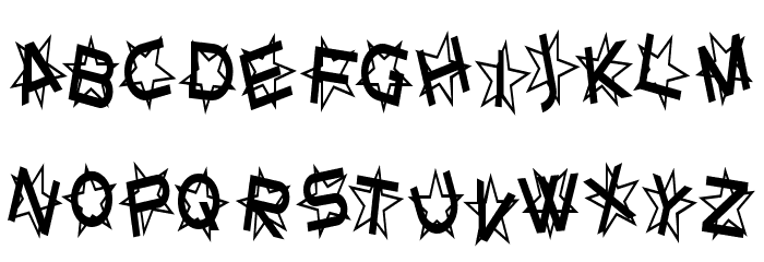 Star Dust Condensed Font LOWERCASE