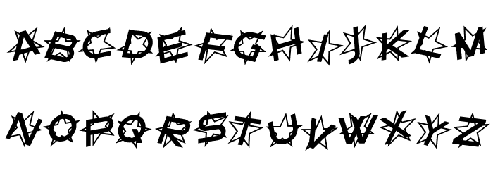 Star Dust Italic Schriftart Kleinbuchstaben