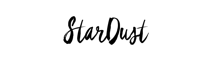 Star Dust Schriftart