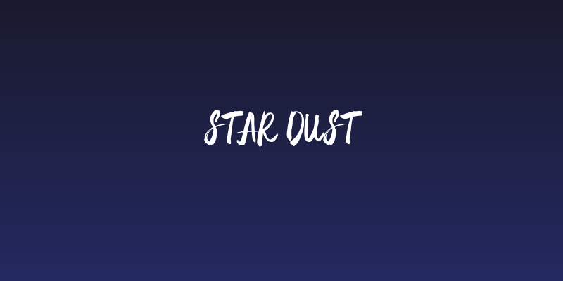 Star Dust Social Header