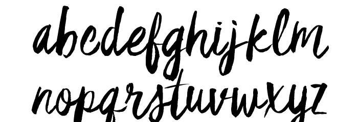 Star Dust Font LOWERCASE